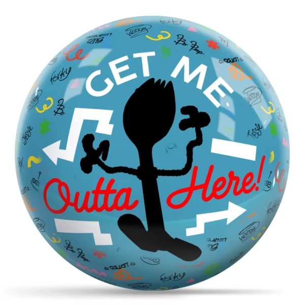 Disney Toy Story forky 2 bowling ball