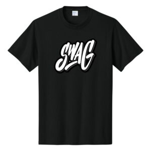 Swag CoolWick Men's Tall Bowling T-Shirt - Jet Black