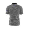 Plain Black Heather Xpress Ship Rocket Bowling Jersey - Image 2