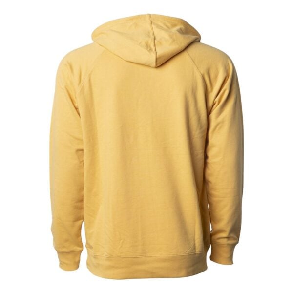 CoolWick Unisex Loopback Terry Bowling Hoodie back - Harvest Gold