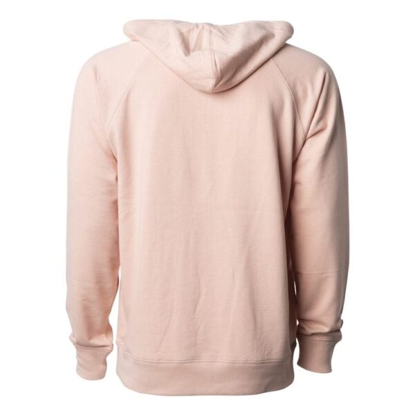 CoolWick Unisex Loopback Terry Bowling Hoodie back - Rose