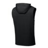 ST858 Sleeveless Hooded 1/4-Zip back - Black