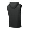 ST858 Sleeveless Hooded 1/4-Zip back - Charcoal Grey