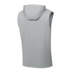 ST858 Sleeveless Hooded 1/4-Zip back - Silver