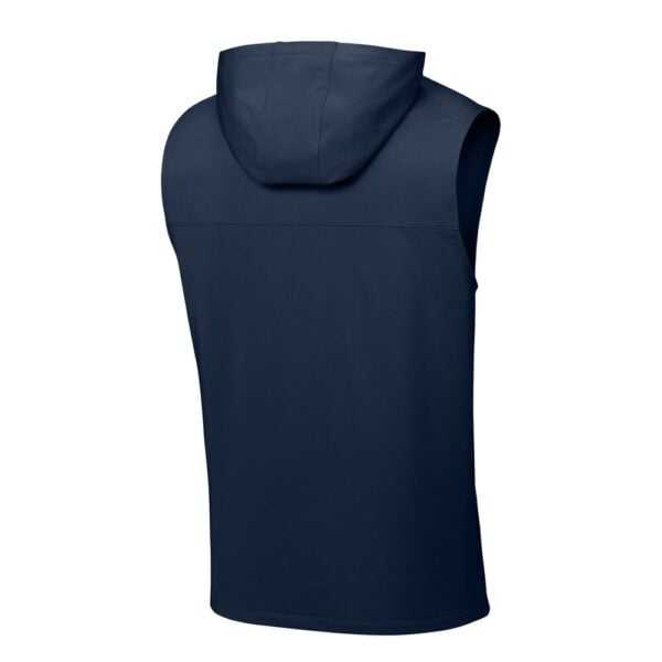 ST858 Sleeveless Hooded 1/4-Zip back - True Navy