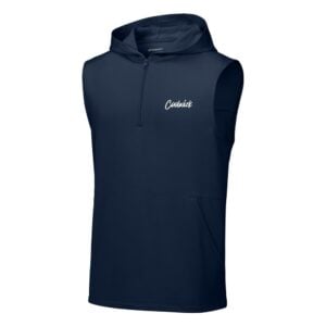 CoolWick CoolWick Sleeveless Hooded 1/4-Zip Bowling Pullover - True Navy