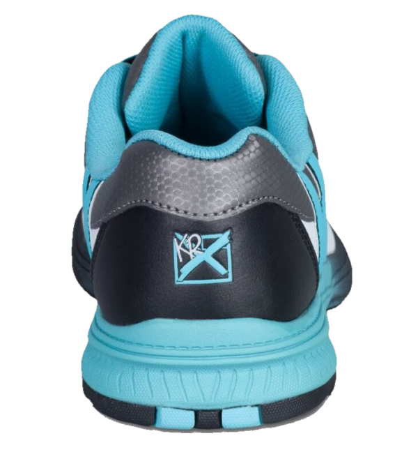 KR Strikeforce Starr White Black Teal Right Hand Women's Bowling Shoes