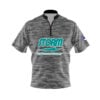 Storm Black Heather Xpress Ship Rocket Bowling Jersey