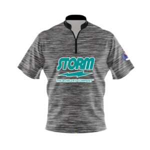 Storm Black Heather Xpress Ship Rocket Bowling Jersey