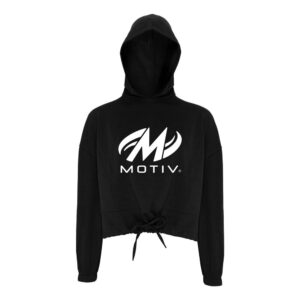 Motiv CoolWick Women's Cropped Bowling Hoodie - Black