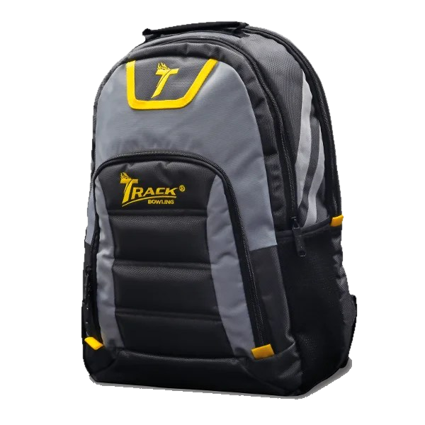 Track Select Black Yellow Bowling Backpack