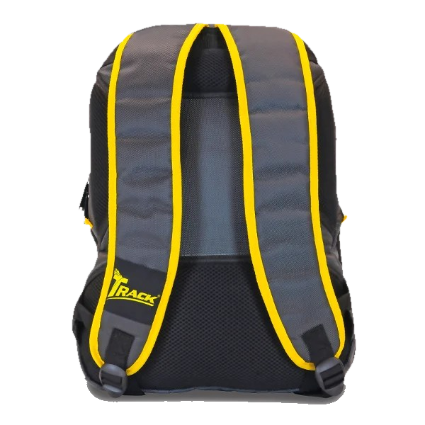 Track Select Black Yellow Bowling Backpack