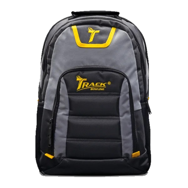 Track Select Black Yellow Bowling Backpack