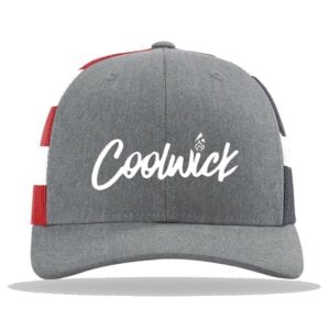 CoolWick CoolWick Richardson American Flag Bowling Hat - Heather Grey/ Stars and Stripes