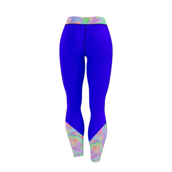 12Bagger Reign Paint Pour CoolWick Women’s Leggings back
