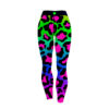 12Bagger Reign Rainbow Cheetah CoolWick Women’s Leggings back