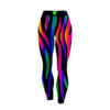 12Bagger Reign Rainbow Zebra CoolWick Women’s Leggings back