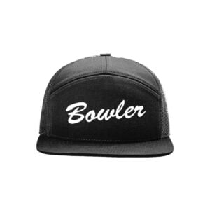 Bowler CoolWick Richardson 7-Panel Bowling Style Hat - Black