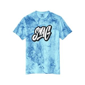 Swag CoolWick Heavyweight Color Blast Bowling T-Shirt - Fiji Blue