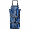 Epic 3 Ball Triple Superior Black Blue Plaid Bowling Bag - Image 4