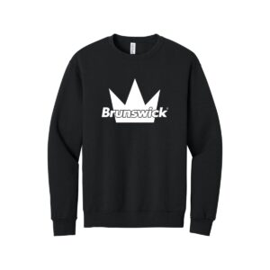 Brunswick CoolWick Men's NuBlend Crewneck Bowling Sweatshirt - Black