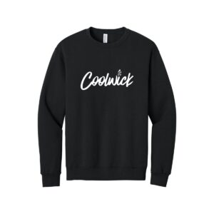 CoolWick CoolWick Men's NuBlend Crewneck Bowling Sweatshirt - Black
