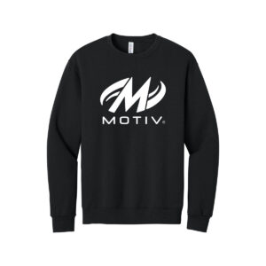 Motiv CoolWick Men's NuBlend Crewneck Bowling Sweatshirt - Black