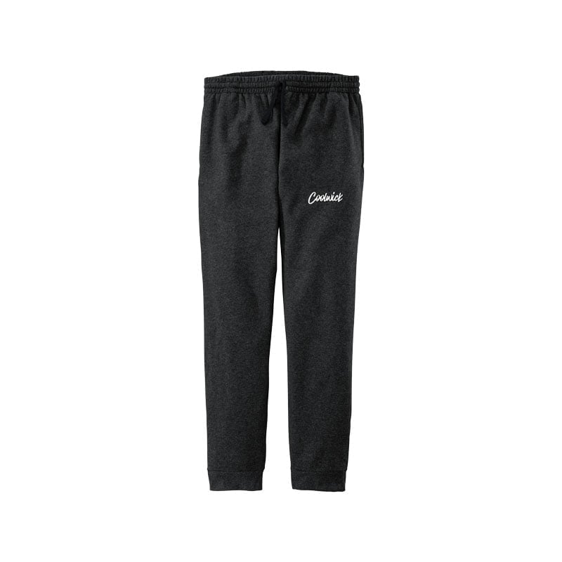CoolWick CoolWick Men's Fleece Bowling Joggers - Black Heather