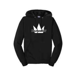 Brunswick CoolWick Men's NuBlend Jerzees Pullover Bowling Hoodie - Black