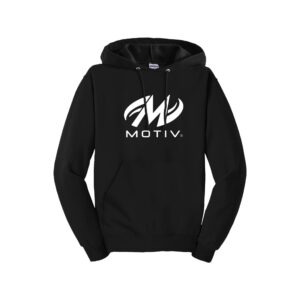 Motiv CoolWick Men's NuBlend Jerzees Pullover Bowling Hoodie - Black