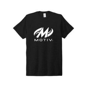 Motiv CoolWick Men's Tri-Blend Bowling T-Shirt - Black