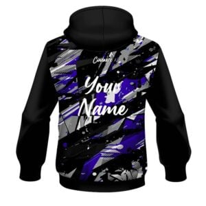 Coolwick ELITE Empire Purple White Hoodie Back