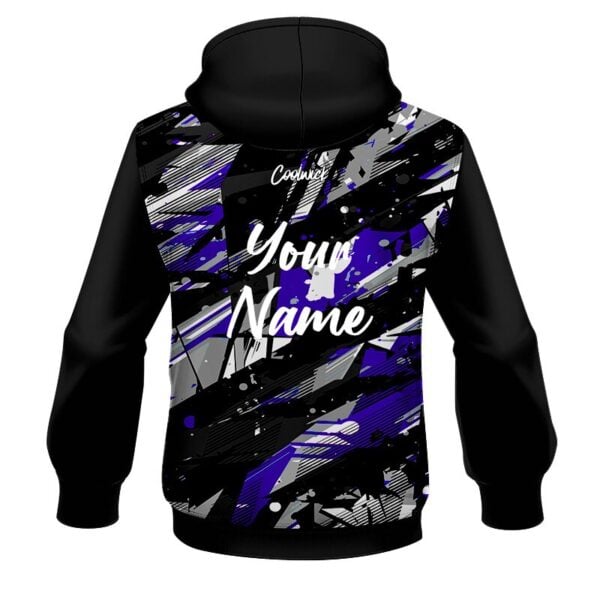 Coolwick ELITE Empire Purple White Hoodie Back