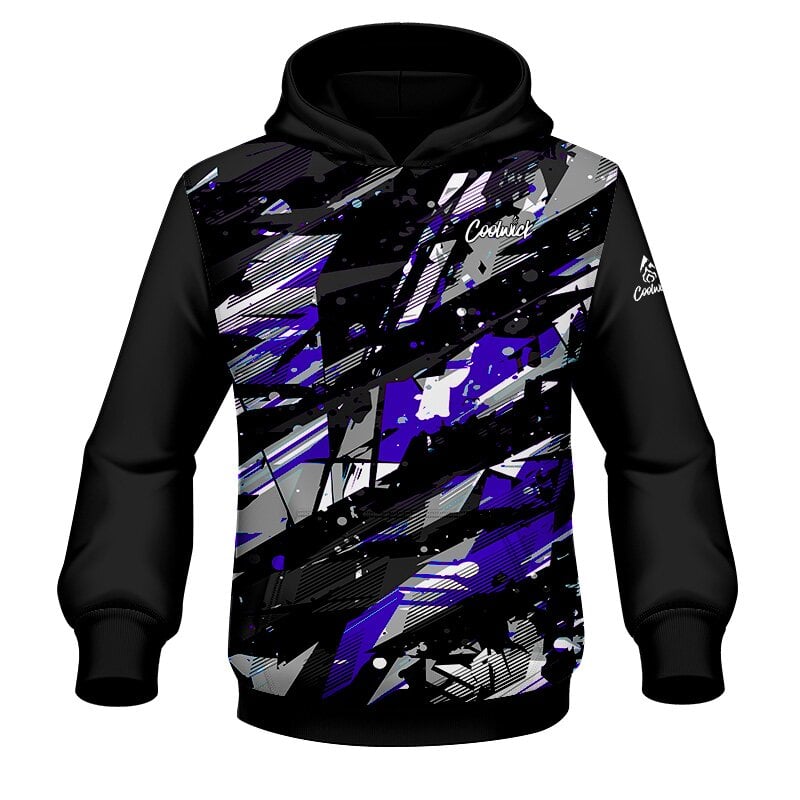 Coolwick ELITE Empire Purple White Hoodie Front