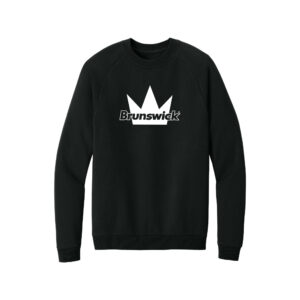 Brunswick CoolWick District Cloud Fleece Crew Bowling Sweatshirt - Black
