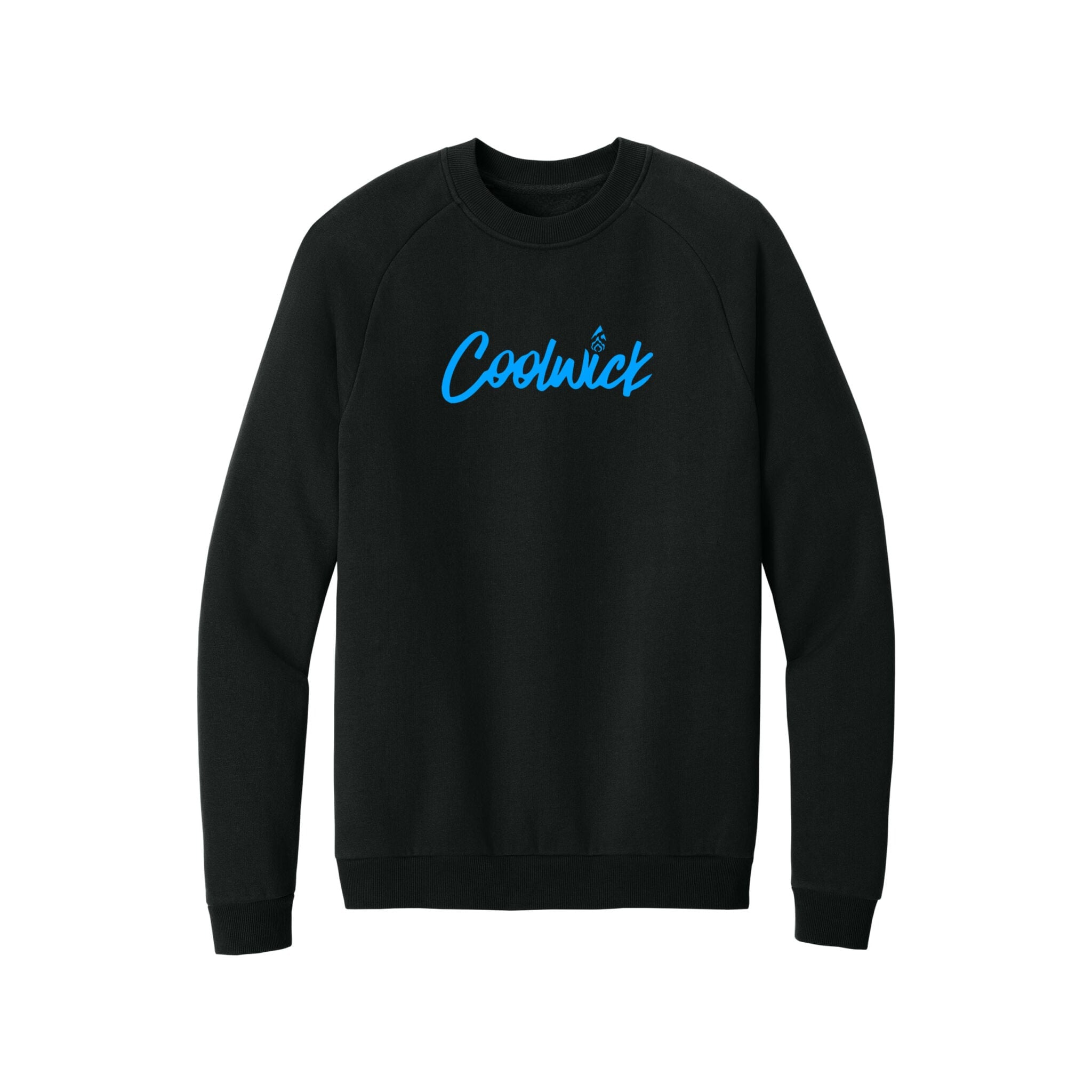 CoolWick CoolWick District Cloud Fleece Crew Bowling Sweatshirt - Black