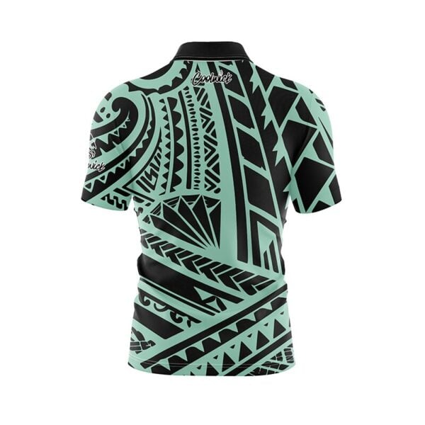 Aqua Tribe Fast Track CoolWick Bowling Jersey - Image 2