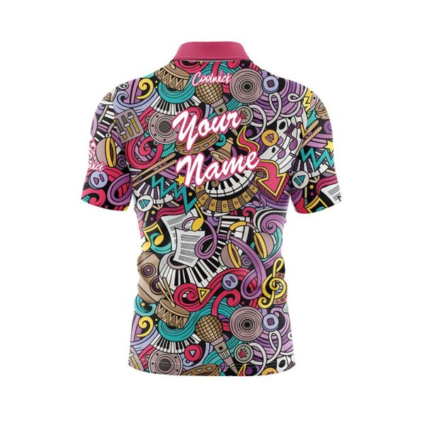 Music Groove Fast Track CoolWick Bowling Jersey - Image 3