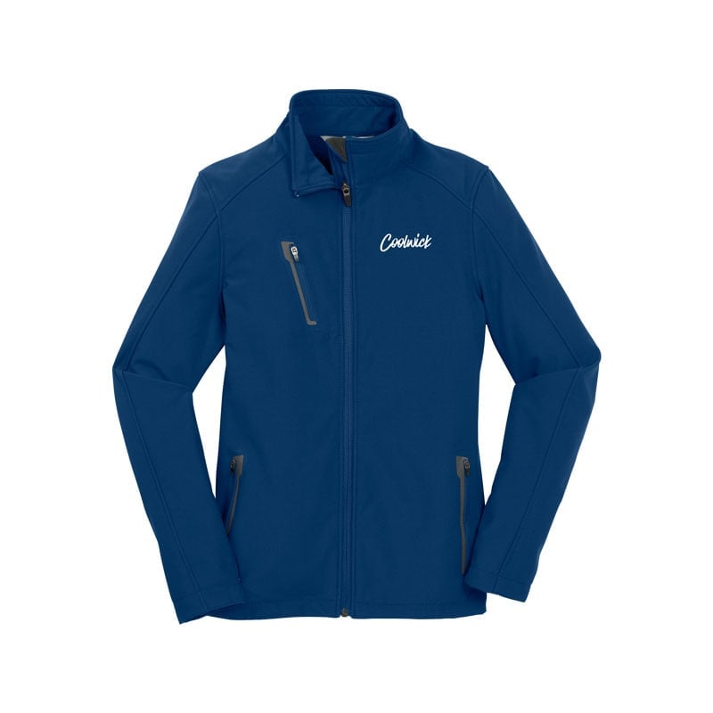 CoolWick CoolWick Women's Welded Soft Shell Bowling Jacket - Estate Blue