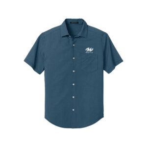 Motiv CoolWick Mercer+Mettle UV Pocket Bowling Polo - Night Navy Dash Print