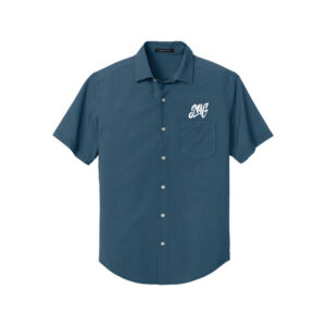 Swag CoolWick Mercer+Mettle UV Pocket Bowling Polo - Night Navy Dash Print