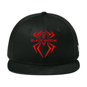 Hammer Black Widow CoolWick New Era Flat Bill Snapback Bowling Hat - Black