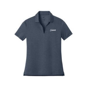CoolWick CoolWick Women's Nike Dri-FIT Smooth Heather Bowling Polo - Navy Heather