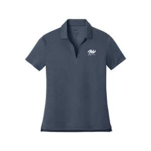 Motiv CoolWick Women's Nike Dri-FIT Smooth Heather Bowling Polo - Navy Heather