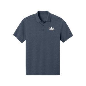 Brunswick CoolWick Nike Dri-FIT Smooth Heather Bowling Polo - Navy Heather