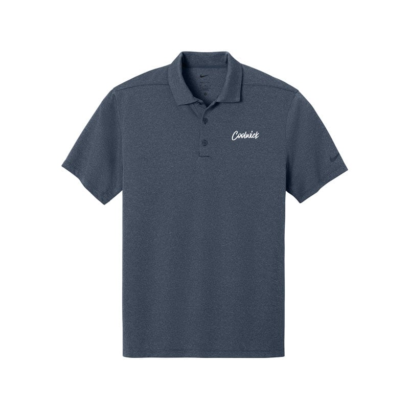 CoolWick CoolWick Nike Dri-FIT Smooth Heather Bowling Polo - Navy Heather