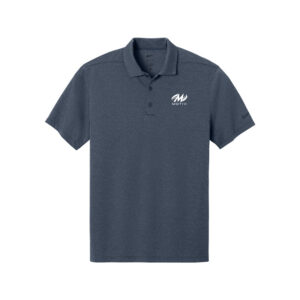 Motiv CoolWick Nike Dri-FIT Smooth Heather Bowling Polo - Navy Heather