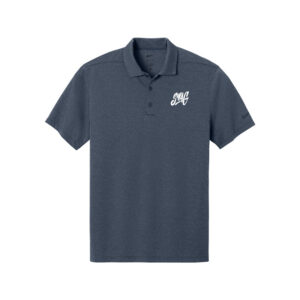 Swag CoolWick Nike Dri-FIT Smooth Heather Bowling Polo - Navy Heather