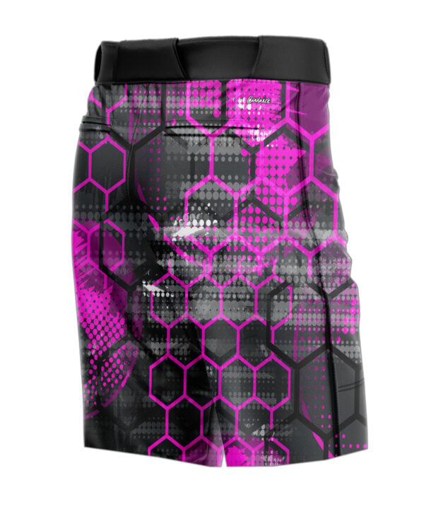 Pink Honeycomb CoolWick Bowling Shorts