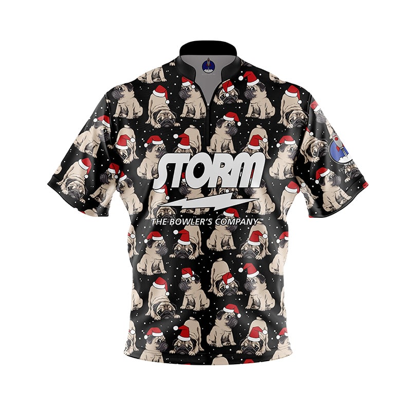 Storm Santa's Pugs Rocket Bowling Jersey